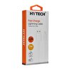 Hytech 1M 2A iPhone Beyaz Şarj Kablosu HY-X91