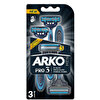 Arko Men Pro 3 Üç Bıçak 3'lü