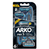 Arko Men Pro 3 Üç Bıçak 6'lı