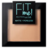 Maybelline New York Fit Me Matte+Poreless Pudra 120 Classic Ivory
