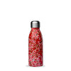 Qwetch Kiraz Çiçeği Desenli Su Şişesi Kırmızı 500 ml QD7004