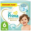 Prima Bebek Bezi Premium Care 6 Beden 35 Adet Ekstra Large Paket
