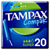 Tampax Compak Super Aplikatörlü Tamponlar 20 Adet