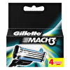 Gillette Mach3 Yedek Tıraş Bıçakları 4'lü Paket