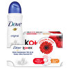 Dove Original Kadın Deodorant Sprey 150 ml + Kotex Ultra Normal 8'li