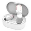 Asonic Beyaz Mobil Telefon Uyumlu Bluetooth TWS AirPods Mikrofonlu Kulaklık AS-TWS7S
