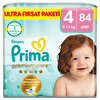 Prima Pampers Bebek Bezi Premium Care 4 Numara 84 Adet Ultra Fırsat Paketi
