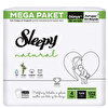 Sleepy Natural Mega Paket Maxi 4 Beden Bebek Bezi 152'li
