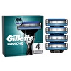 Gillette Mach3 Yedek Tıraş Bıçağı 4 Adet