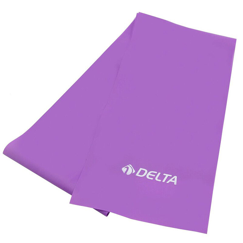 Delta Mor Tam Sert Pilates Bandı 150 x 15 cm (Egzersiz Direnç Lastiği) -  Gratis